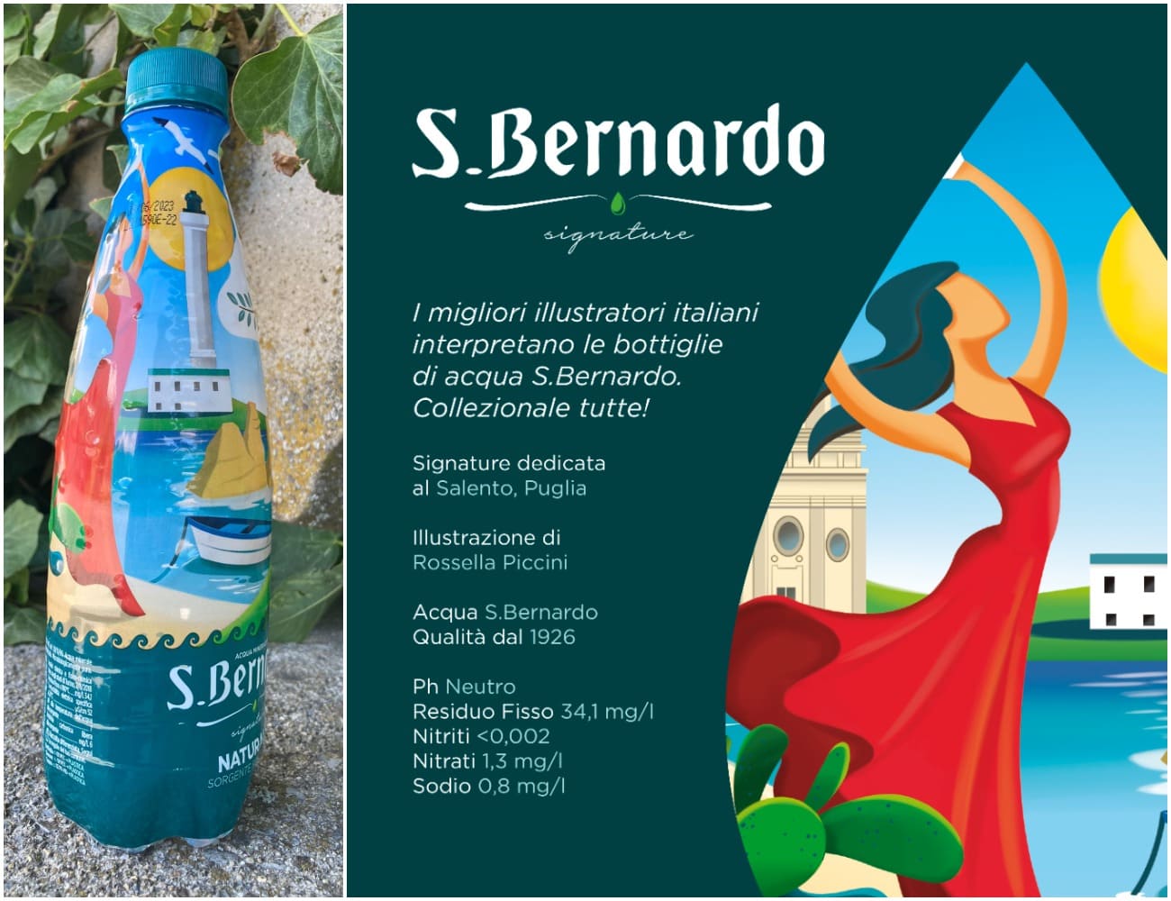 limited edition di Acqua S.Bernardo dedicata al Salento